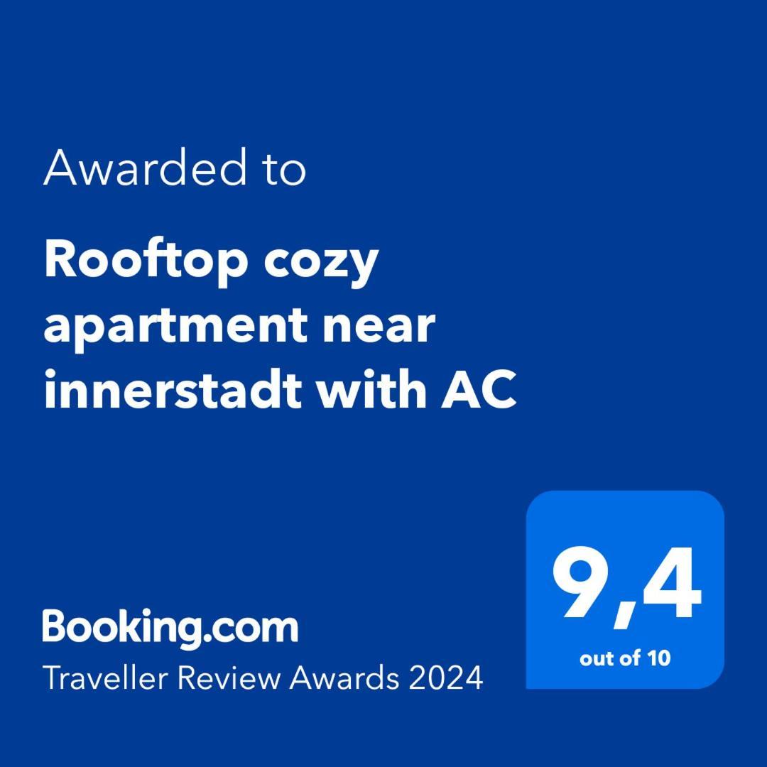 Rooftop Cozy Apartment Near Innerstadt With Ac Viena Exterior foto